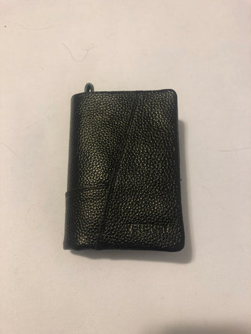Leather Cap Badge Wallet